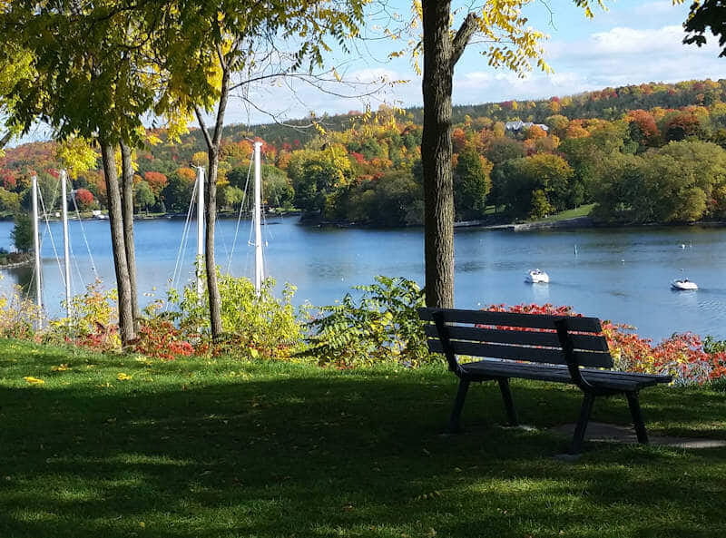 park overlooking Picton Harbour